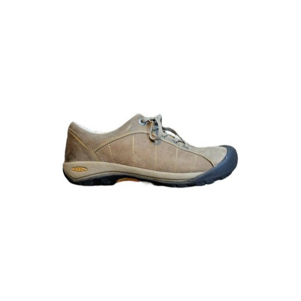 KEEN Presidio Shoes Womens Size 10 Brown Leather Hiking Comfort *No Insoles*